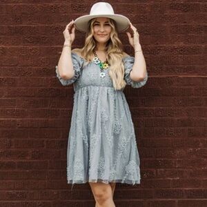 Dotted Swiss Tulle Dress by Polagram